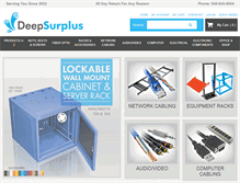 Tablet Screenshot of deepsurplus.com